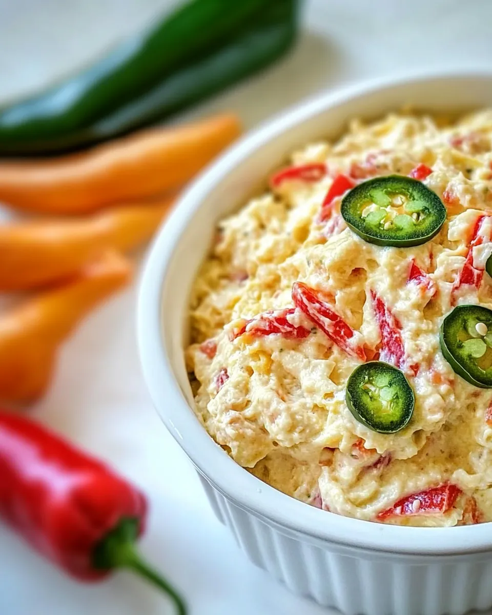 Classic Jalapeo Pimento Cheese dish photo
