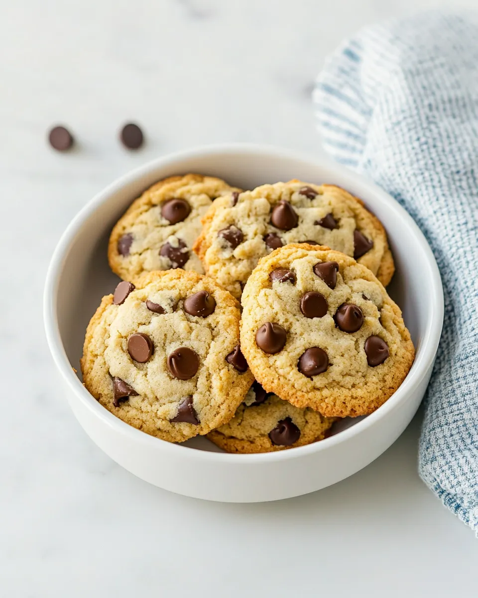 Homemade Keto Chocolate Chip Cookies with Coconut Flour photo