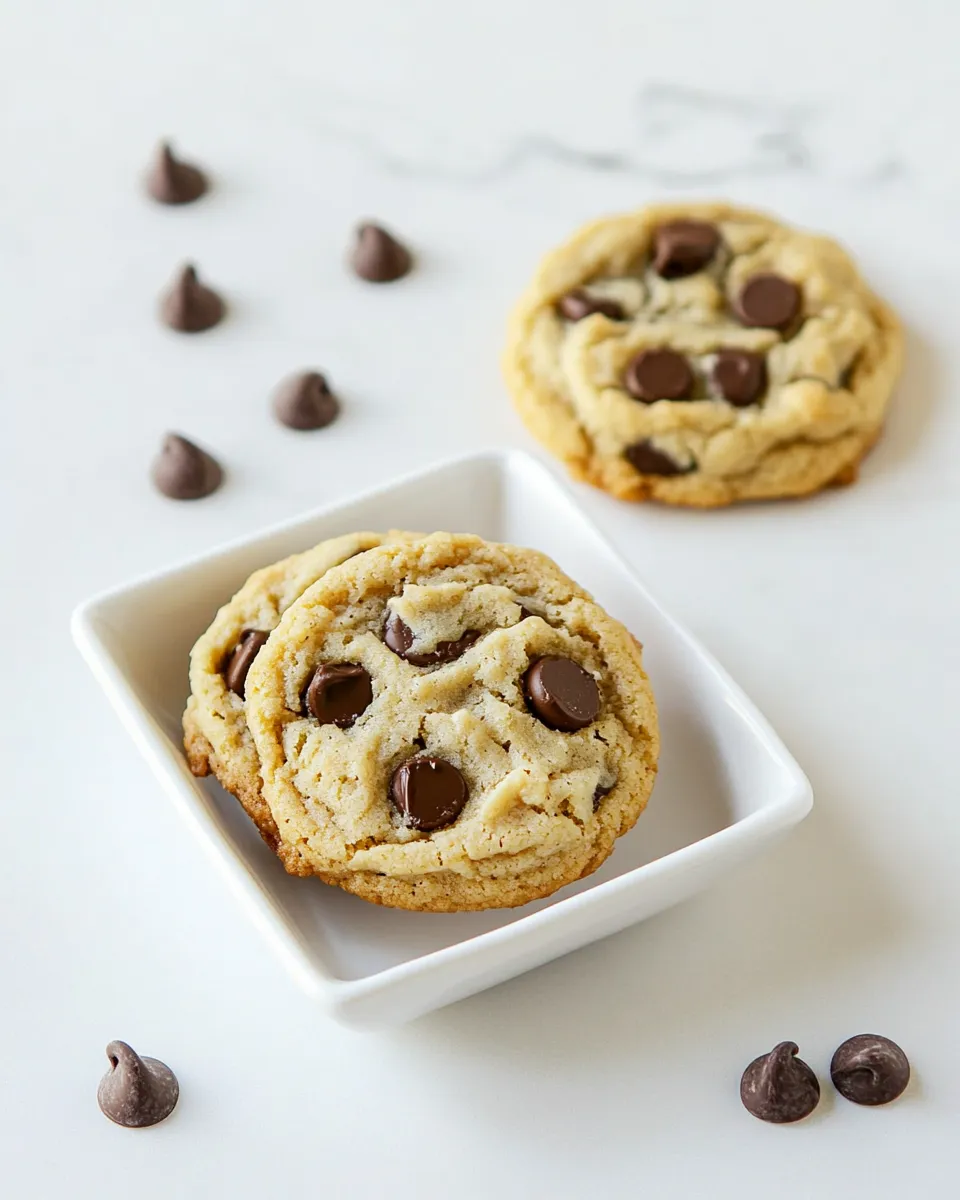 Easy Keto Chocolate Chip Cookies with Coconut Flour shot