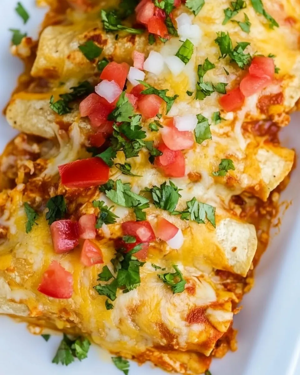 Delicious Keto Enchiladas shot