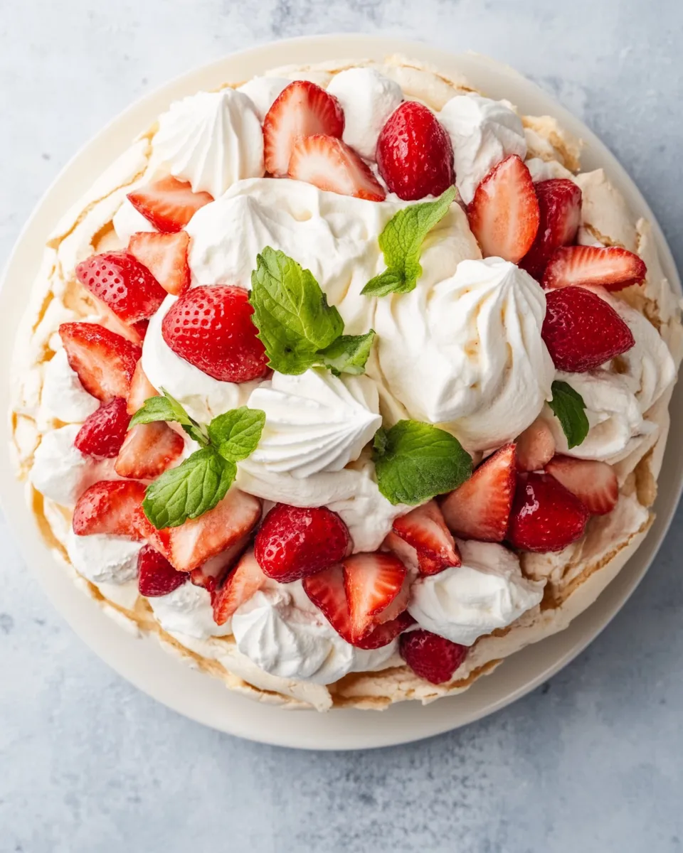 Delicious Keto Pavlova dish photo