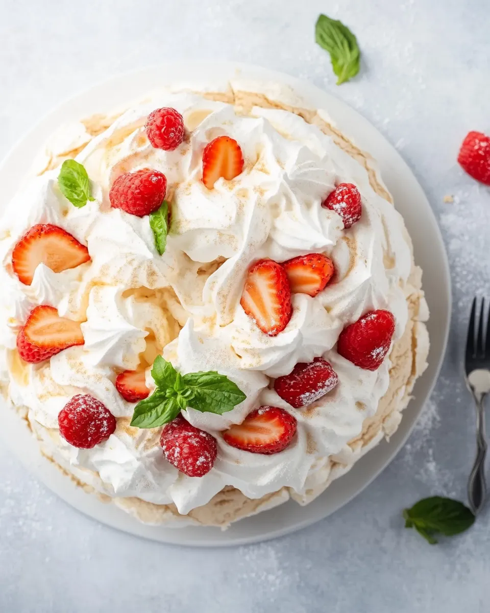 Best Keto Pavlova food shot