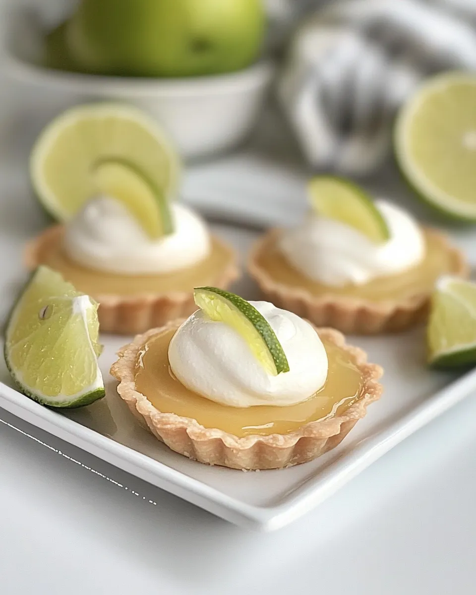 Delicious Key Lime Tartlets shot