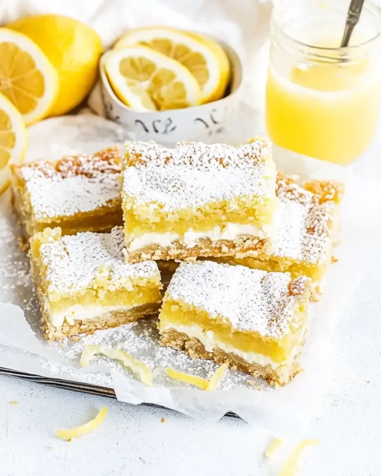 Homemade Lemon Bars with Cake Mix recipe photo