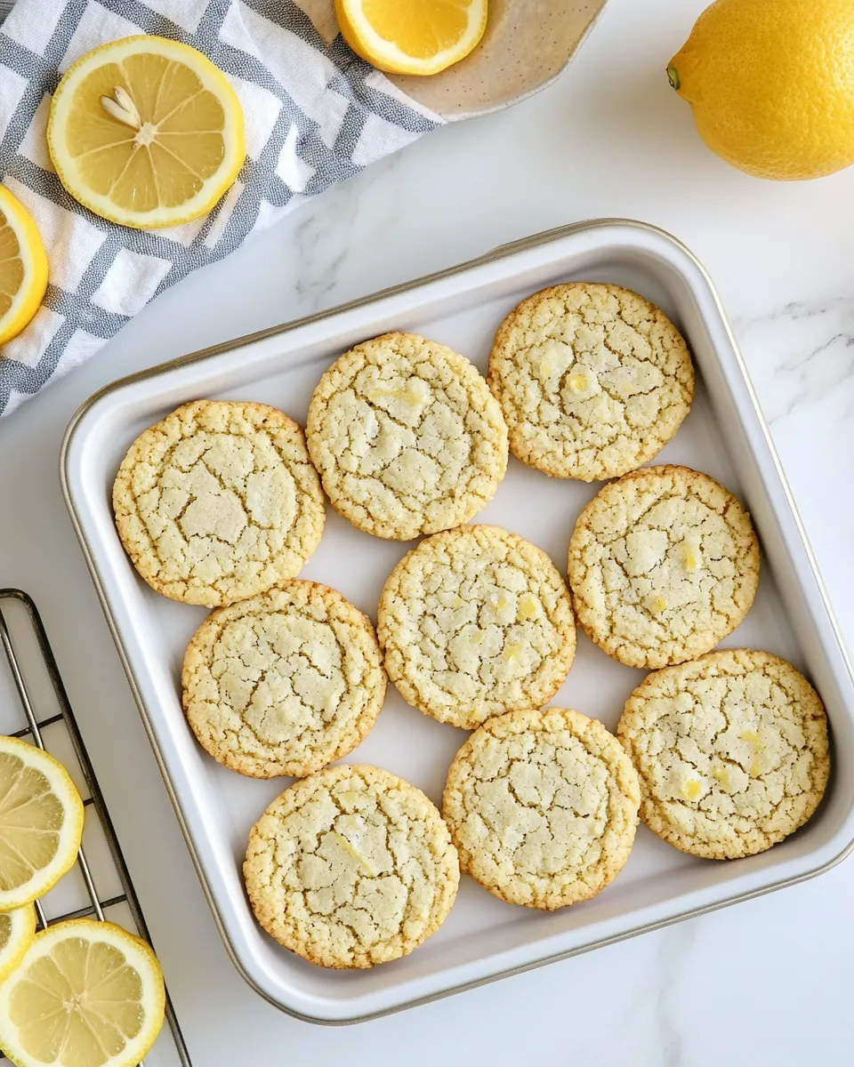 Delicious Lemon Cookies shot