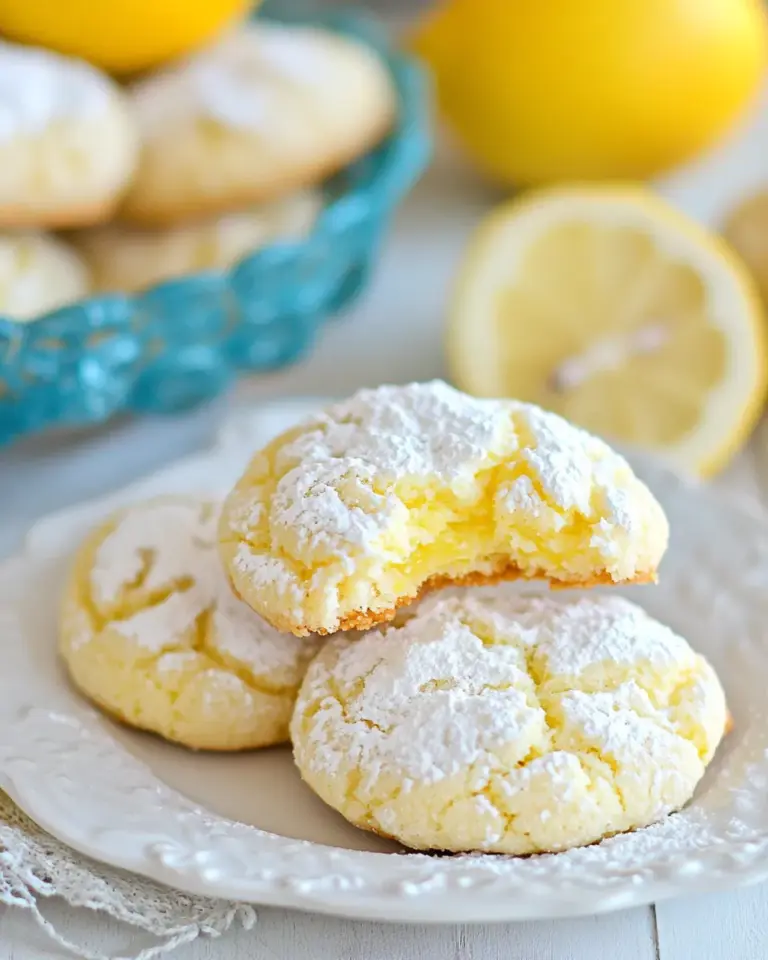 Homemade Lemon Cookies (also known as Lemon Whippersnaps) recipe image