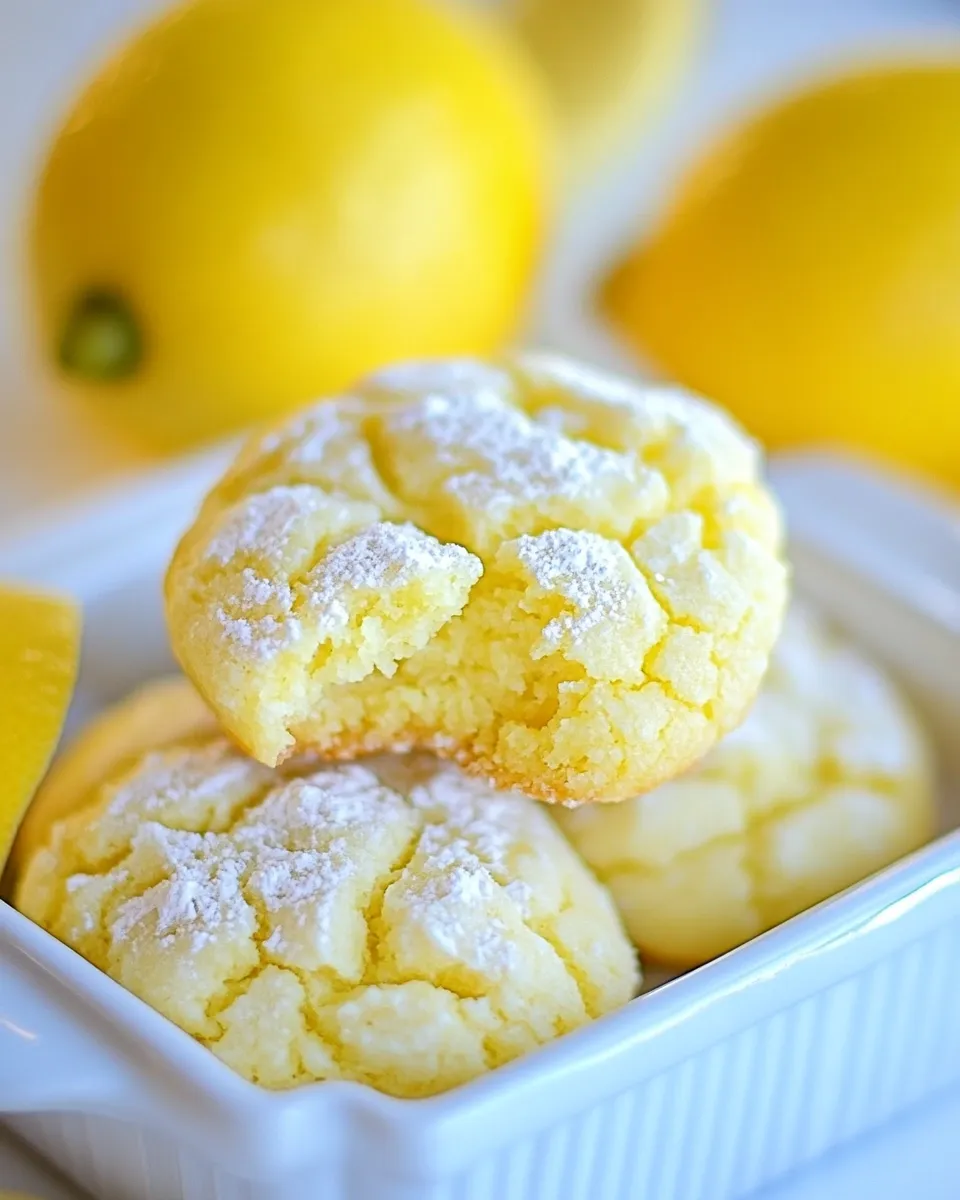 Easy Lemon Cookies (also known as Lemon Whippersnaps) dish photo