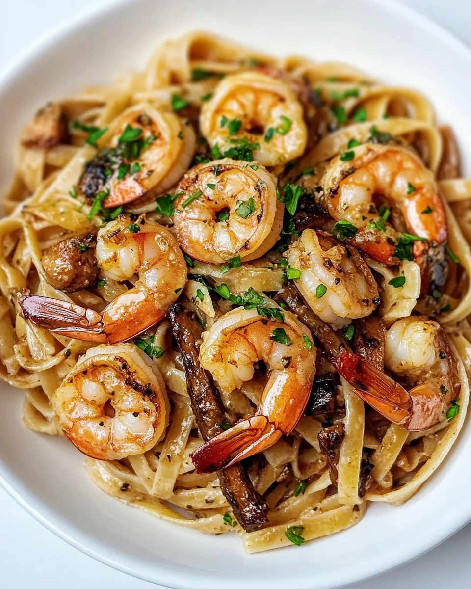 Homemade Lemon Garlic Shrimp Pasta photo