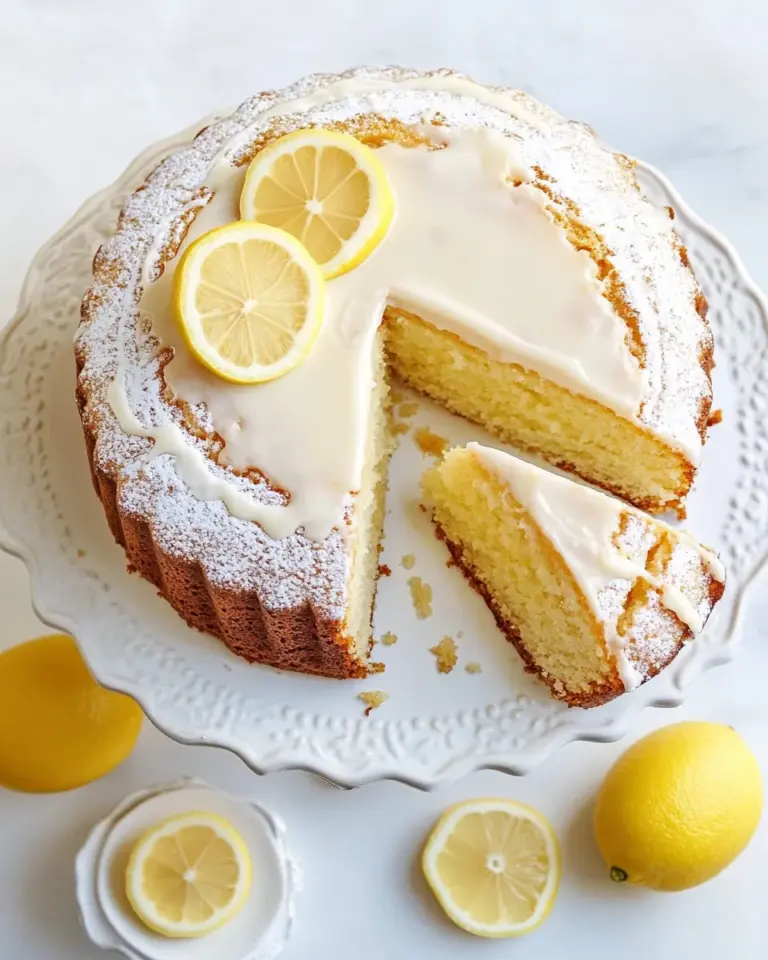 Homemade Lemon Yogurt Cake photo
