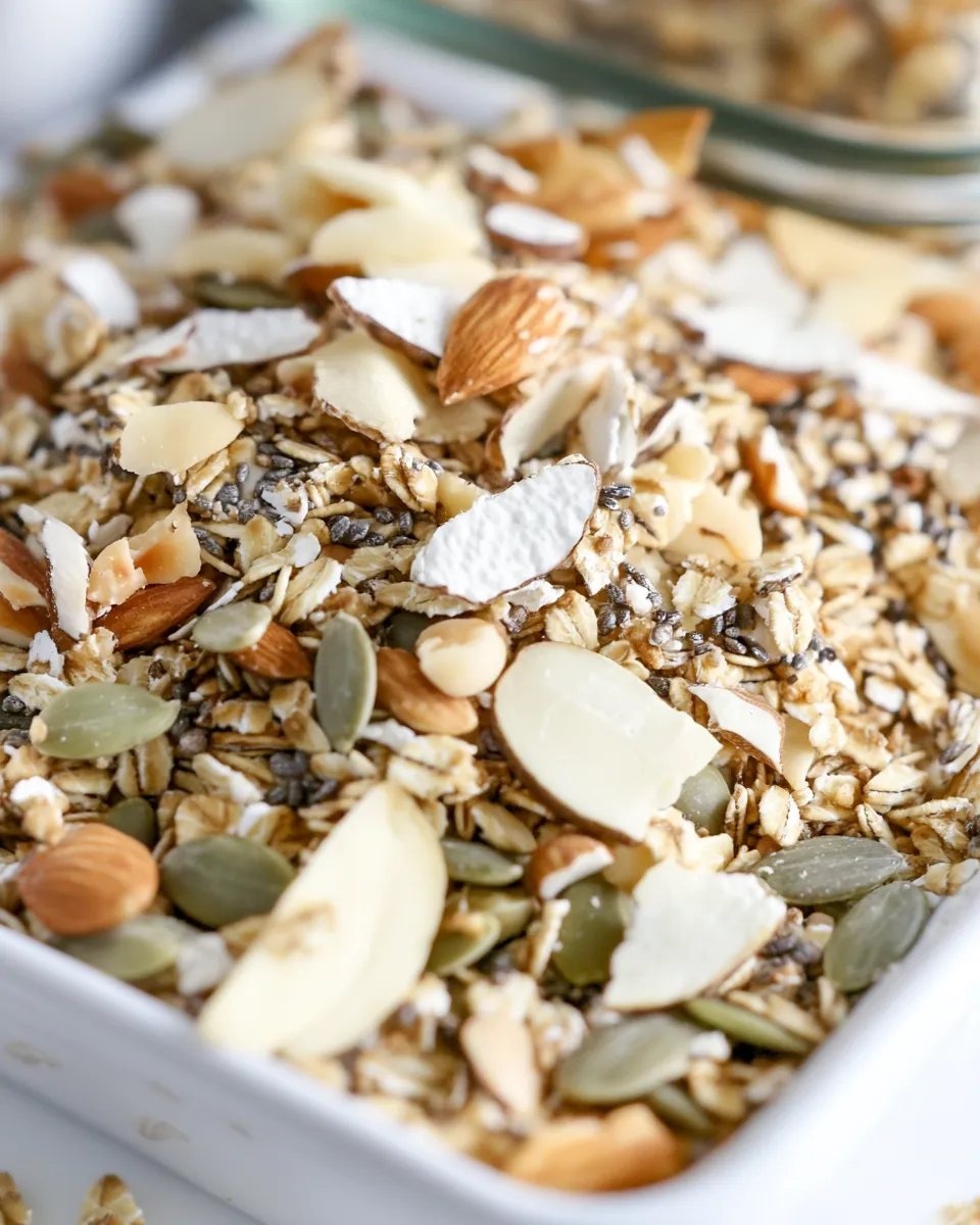 Easy Low Carb Keto Muesli Recipe shot