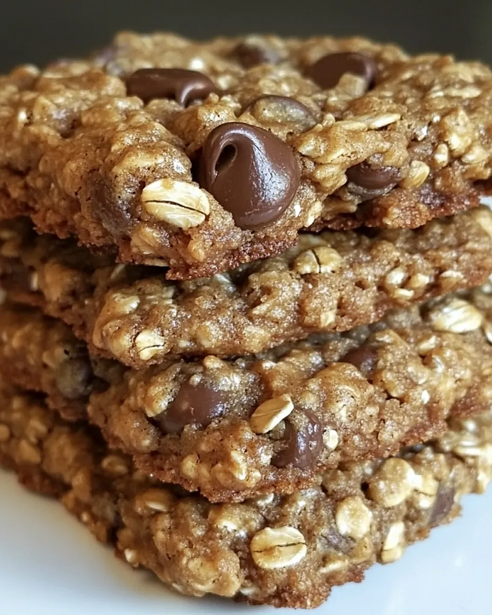 Delicious Low Fat Oatmeal Chocolate Chip Cookies recipe photo
