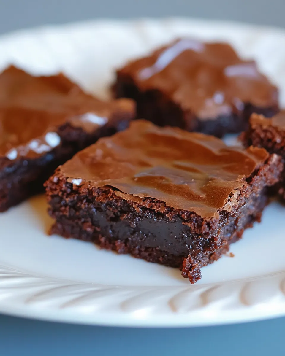 Homemade Lunch Lady Brownies photo