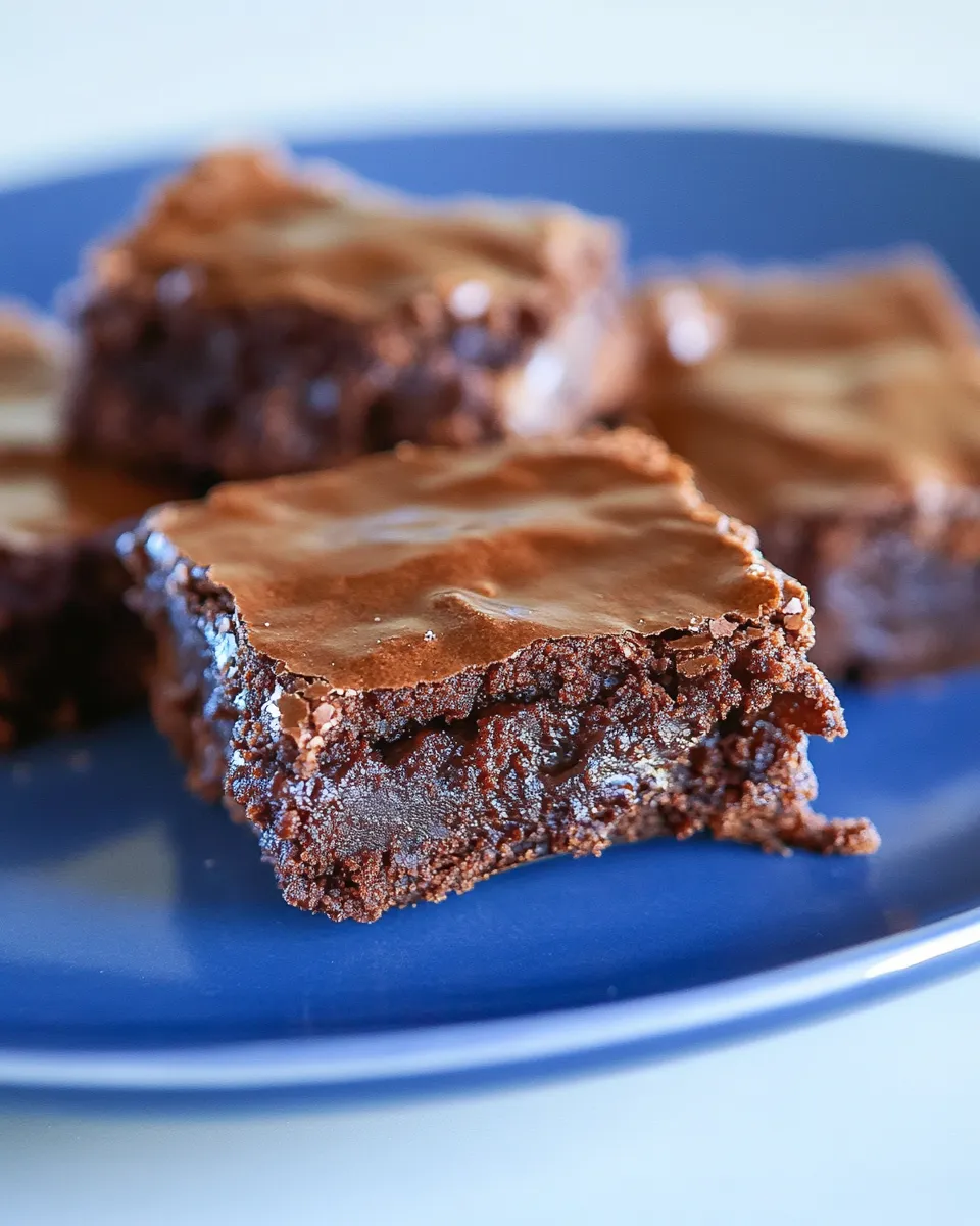 Easy Lunch Lady Brownies recipe photo