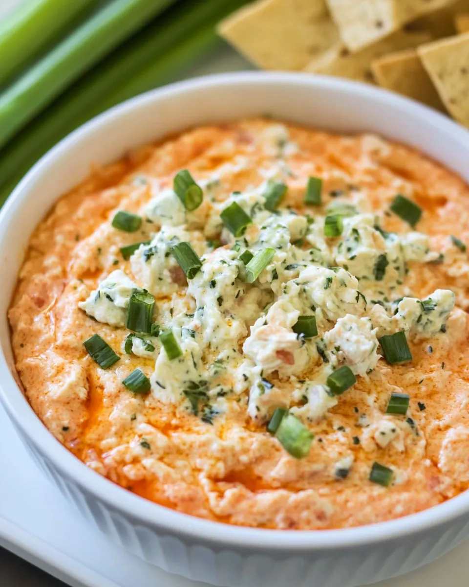 Delicious Macro Friendly Buffalo Chicken Dip image
