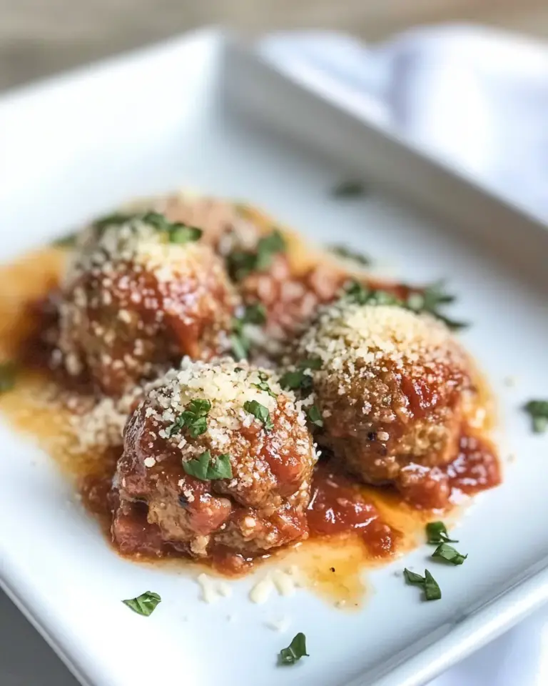 Easy Macro Friendly Meatball Parmesan photo
