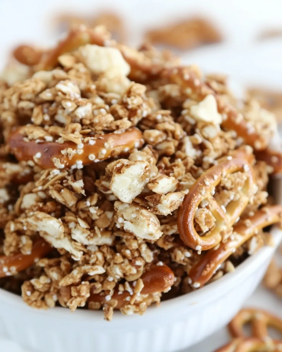 Easy Malted Pretzel Crunch recipe photo