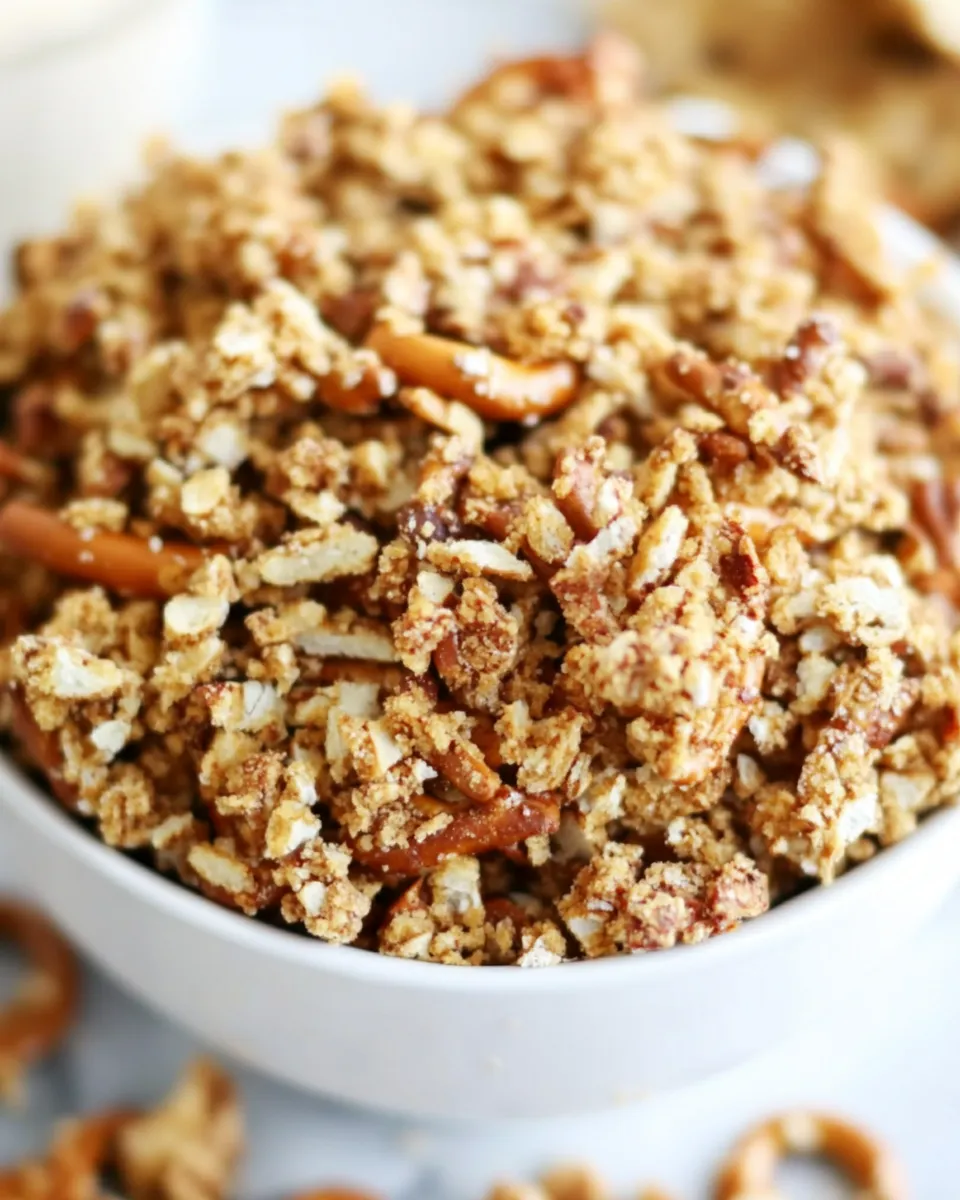 Delicious Malted Pretzel Crunch shot