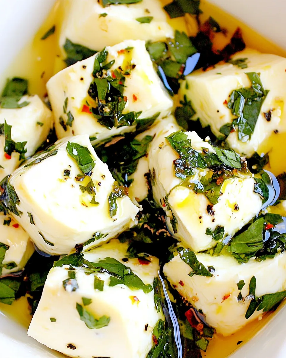 Easy Marinated Mozzarella with Herbs recipe photo