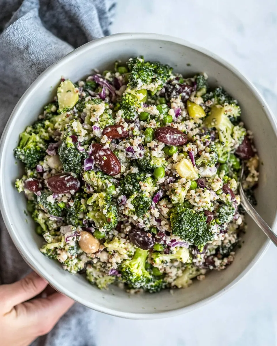 Homemade Mediterranean Low-Carb Broccoli Salad photo