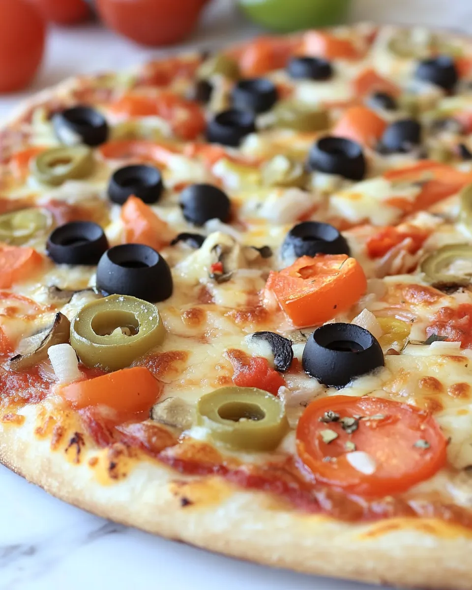Easy Mediterranean Pizza recipe photo