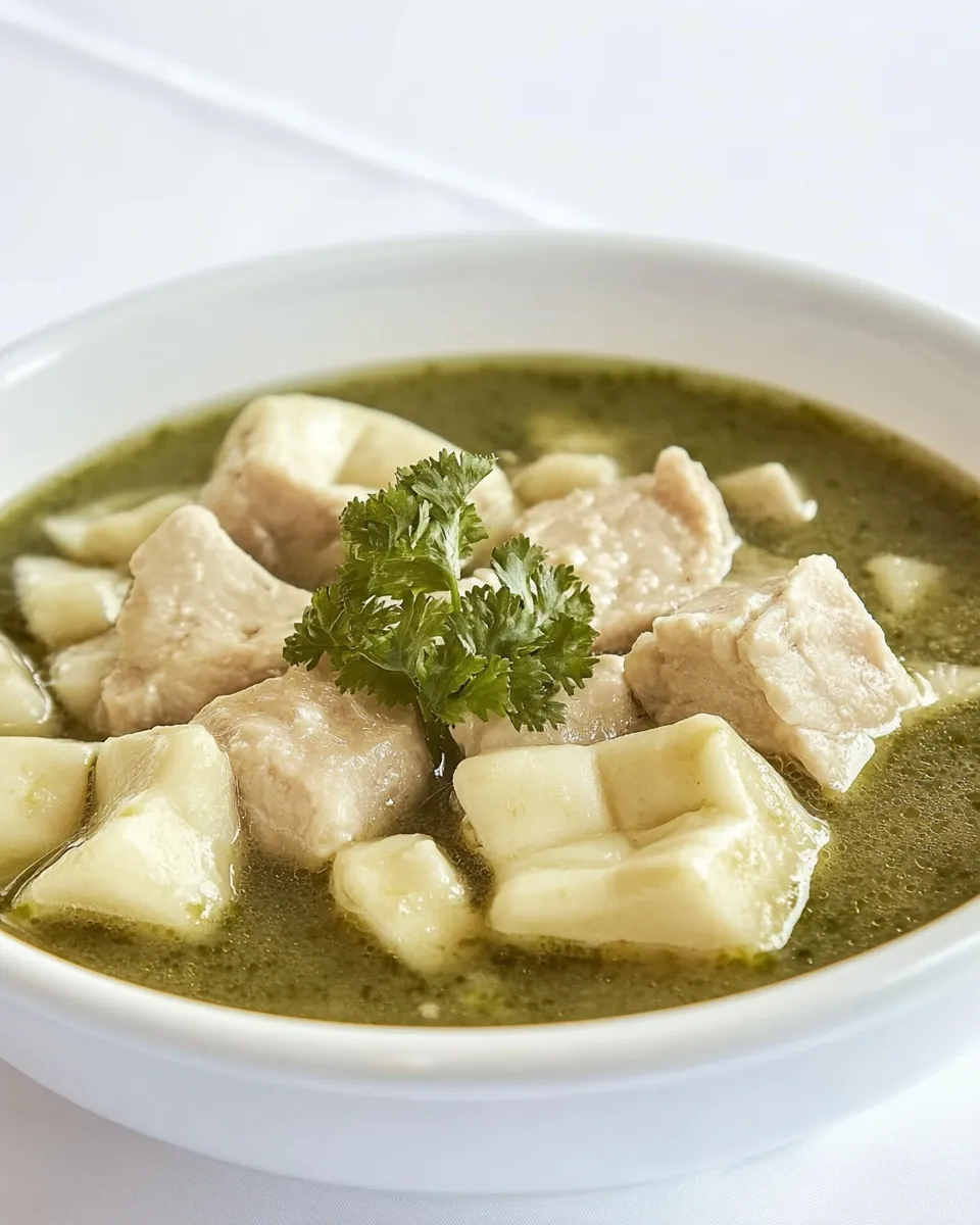 Easy Menudo Verde recipe photo