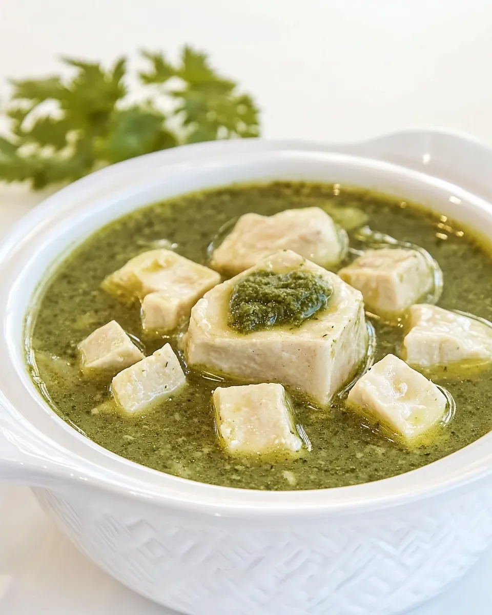 Delicious Menudo Verde shot