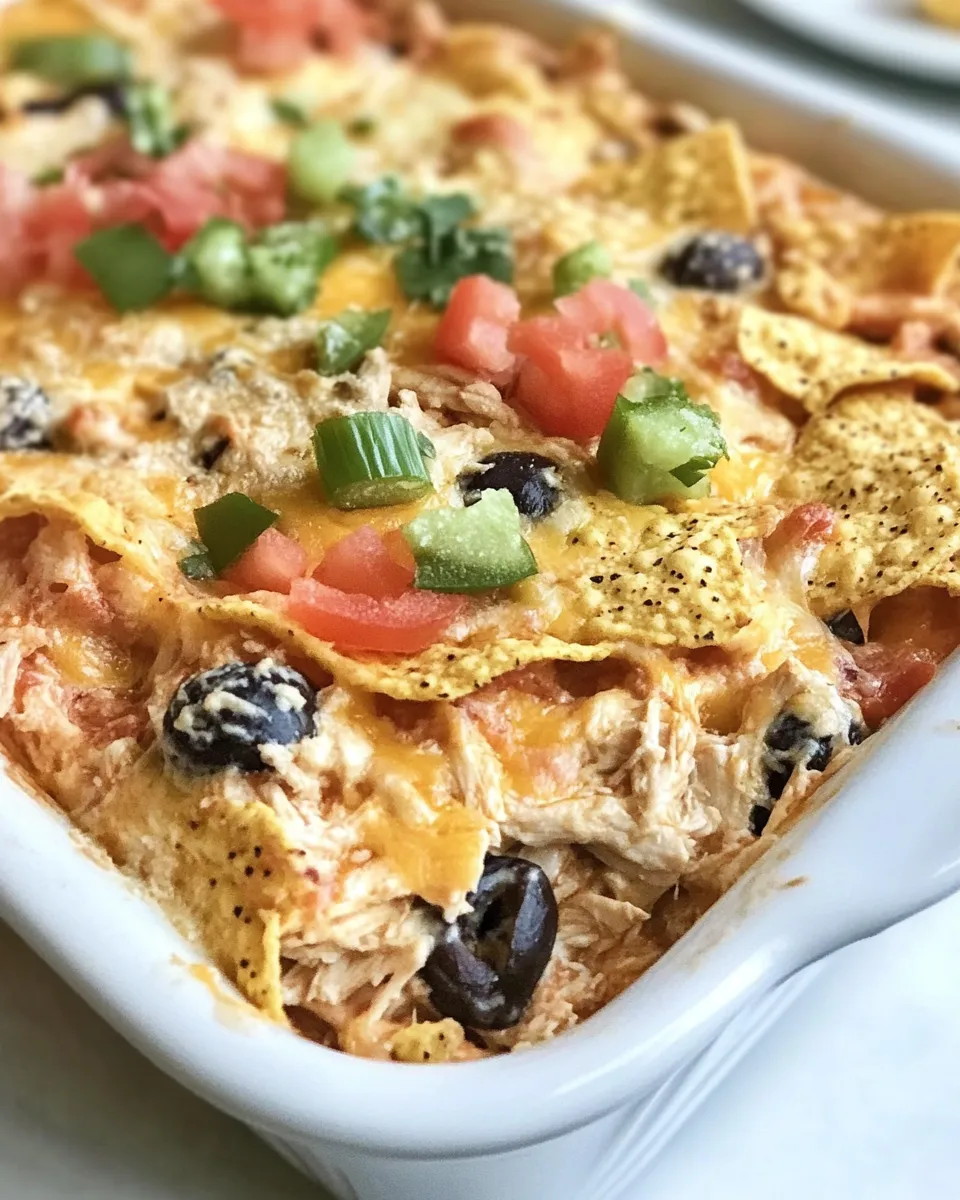 Easy Mexican Chicken Dorito Casserole recipe photo
