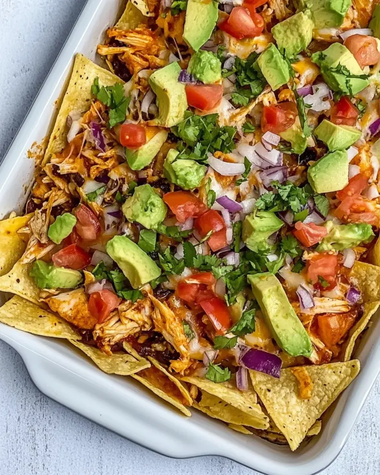 Homemade Mexican Chicken Nachos photo