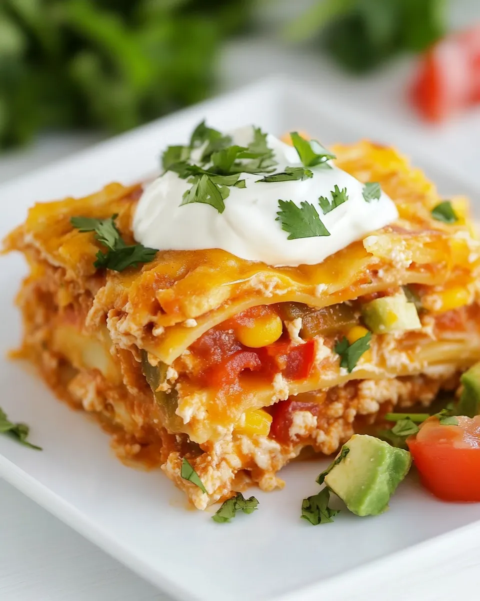 Homemade Mexican Lasagna photo