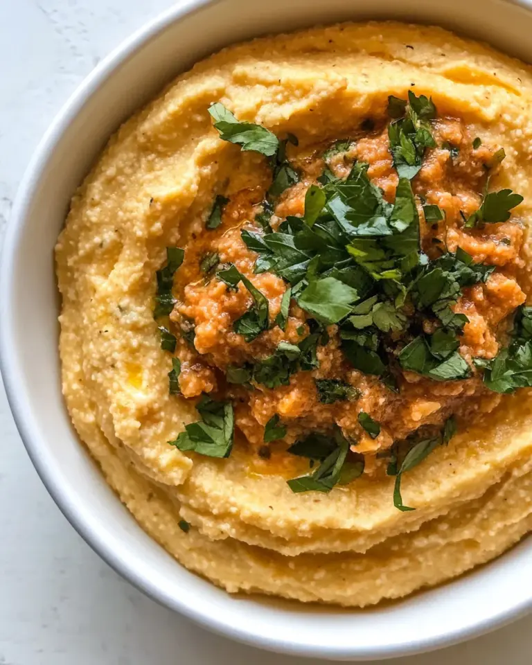 Homemade Millet Polenta with Romesco photo