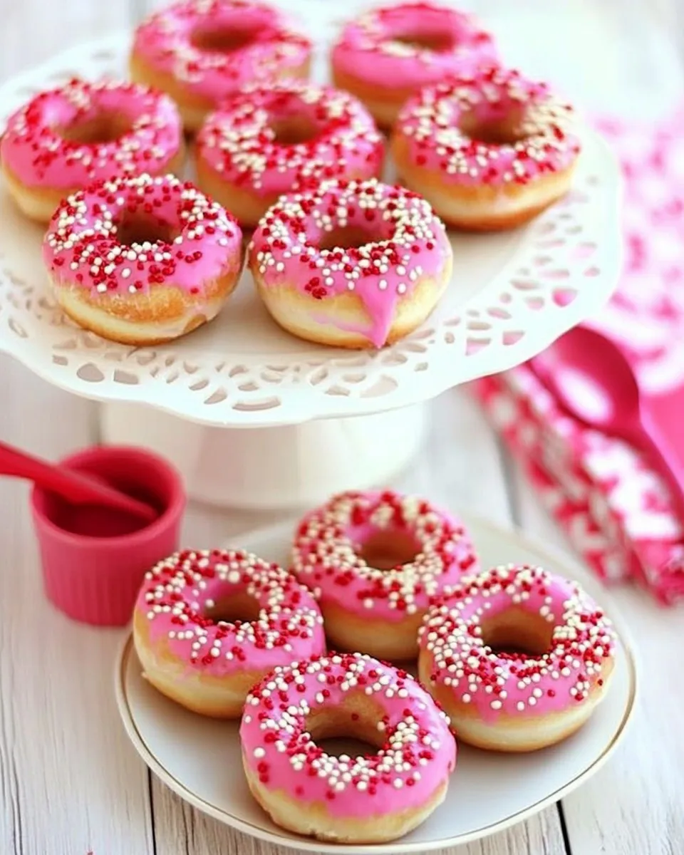 Delicious Mini Baked Donuts shot