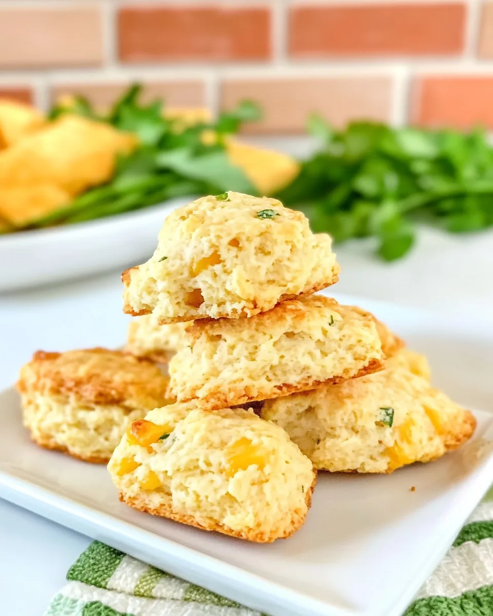 Savory Mini Cheddar Scones dish photo