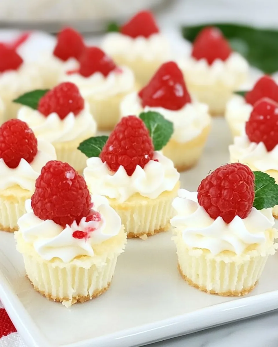 Easy Mini Mascarpone Cheesecakes recipe photo