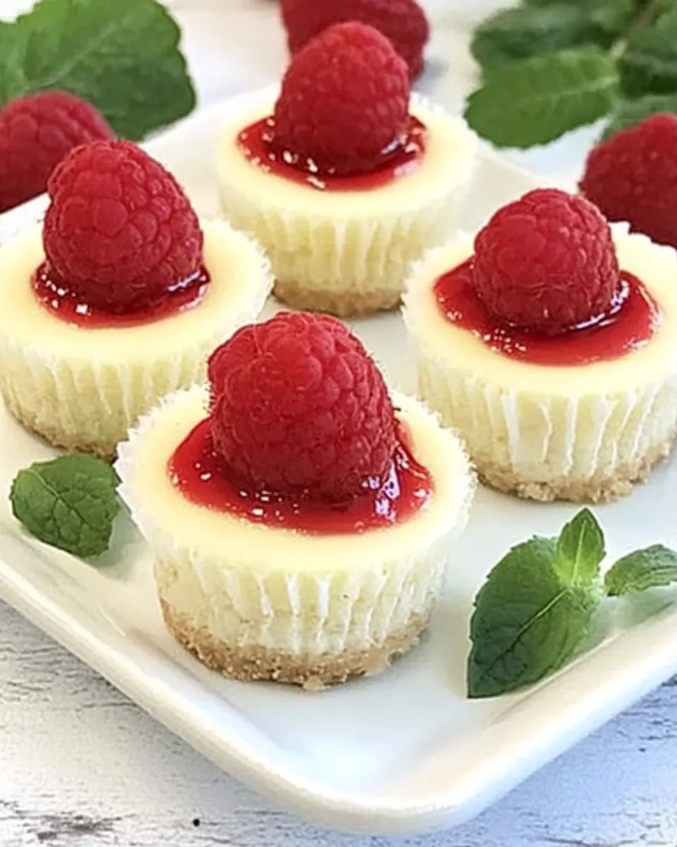 Delicious Mini Mascarpone Cheesecakes shot