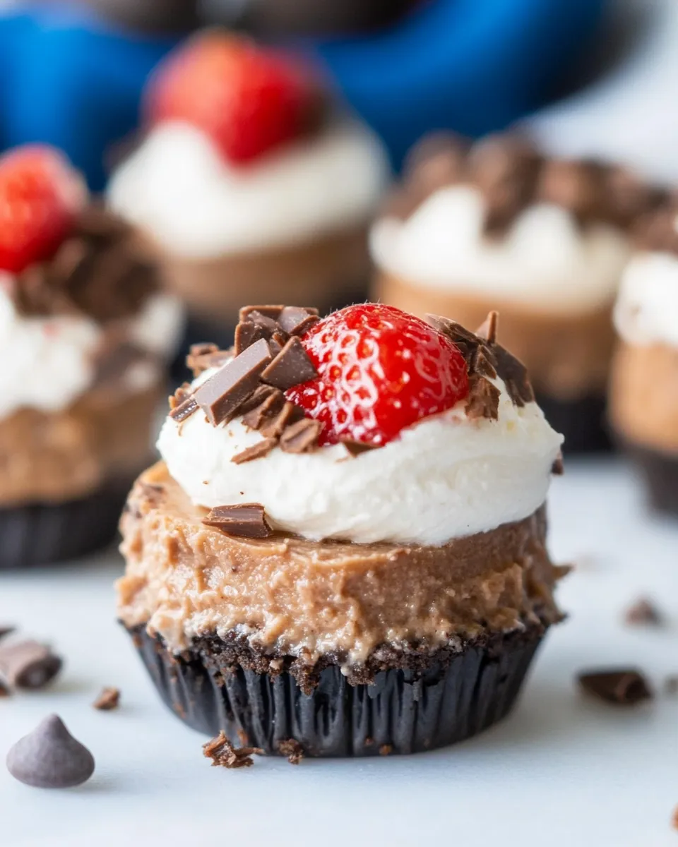 Homemade Mini Nutella Cheesecake Bites recipe photo