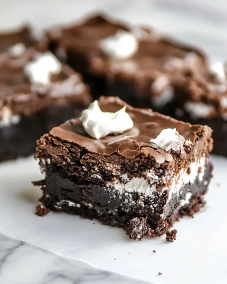 Homemade Mississippi Mud Brownies photo