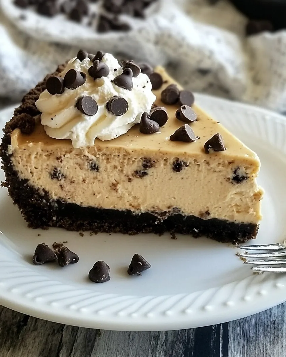Easy Mocha Cheesecake with Chocolate Chips recipe photo