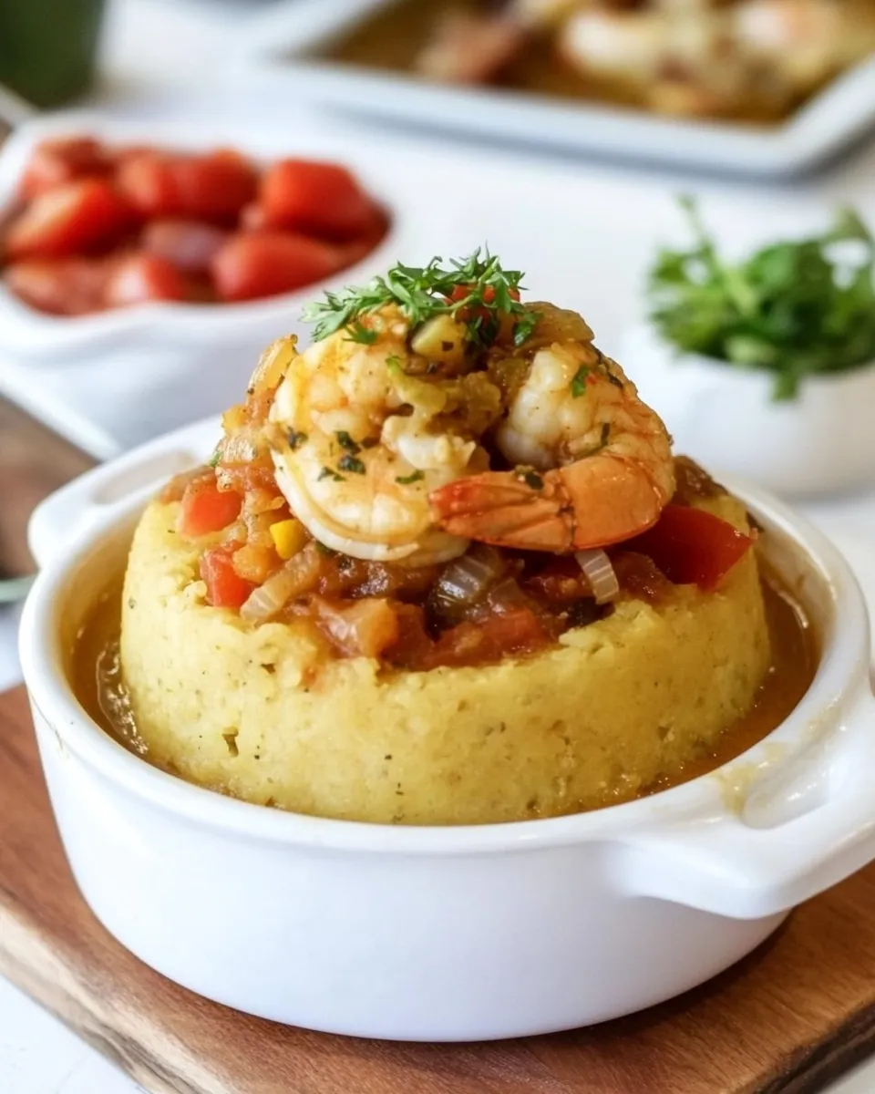 Classic Mofongo de Camarones (Shrimp Mofongo) dish photo
