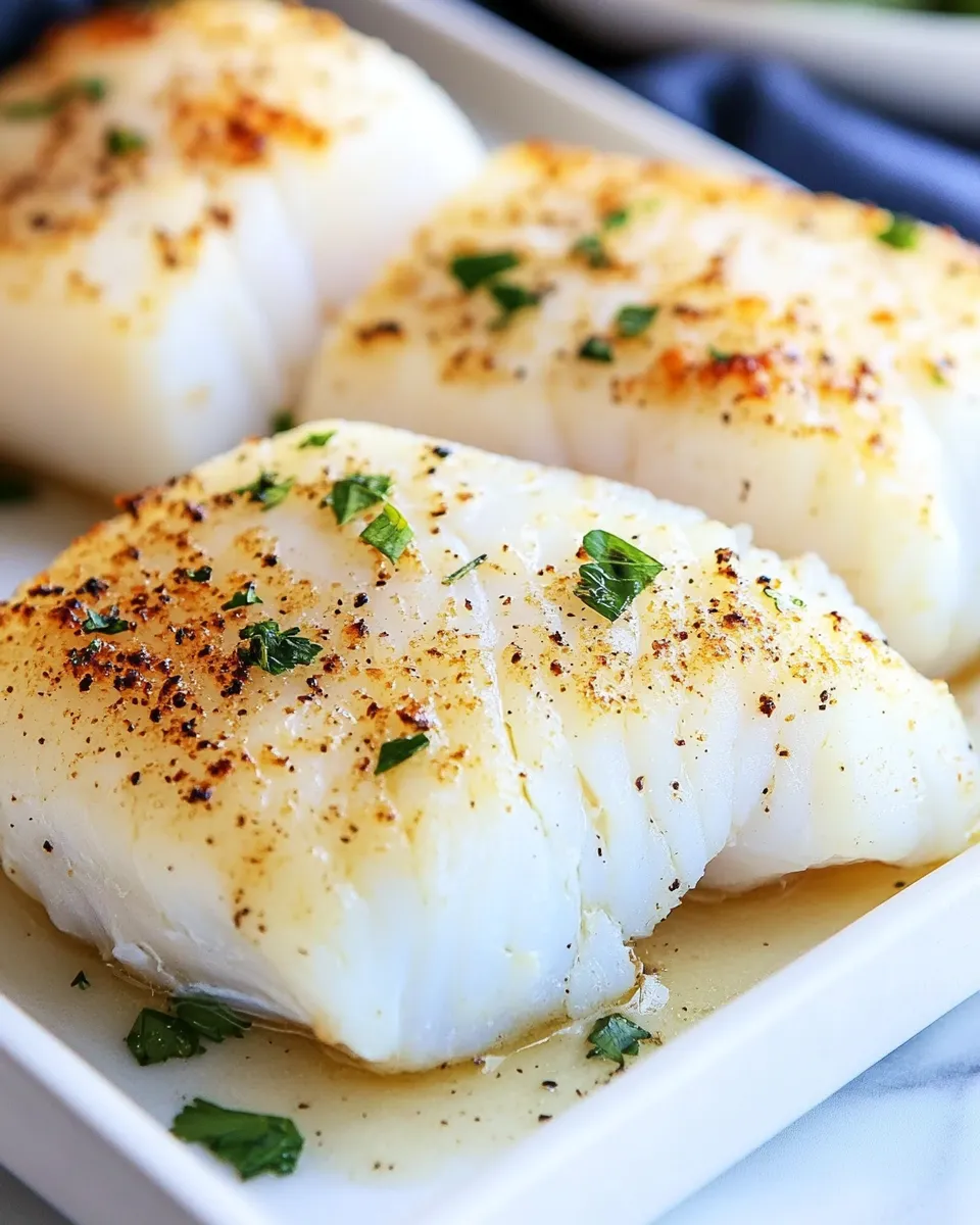 Delicious Moist Oven Baked Cod image