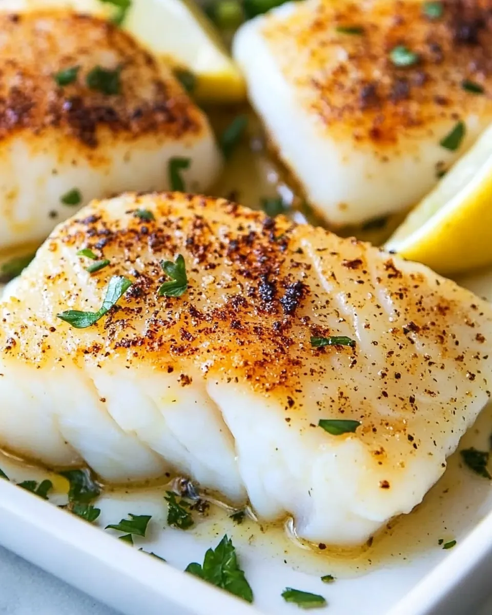 Healthy Moist Oven Baked Cod dish photo