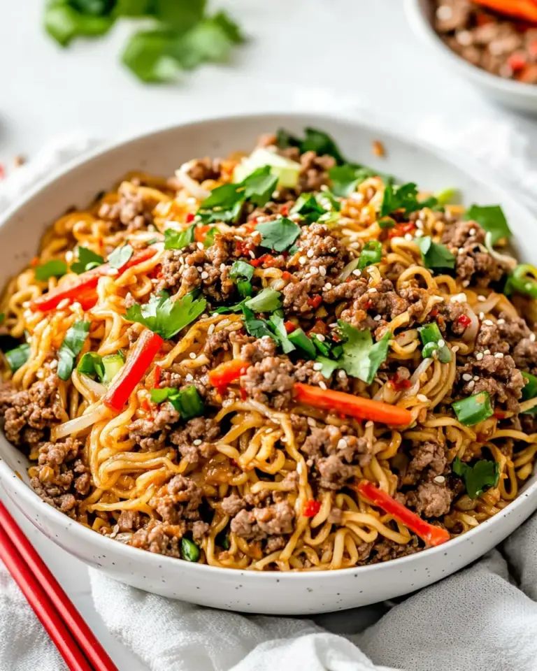 Homemade Mongolian Noodles recipe photo
