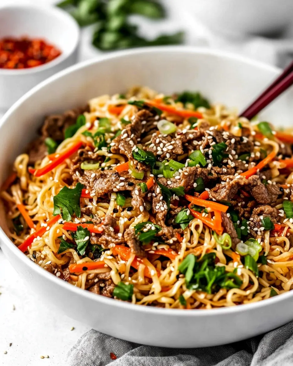 Easy Mongolian Noodles image