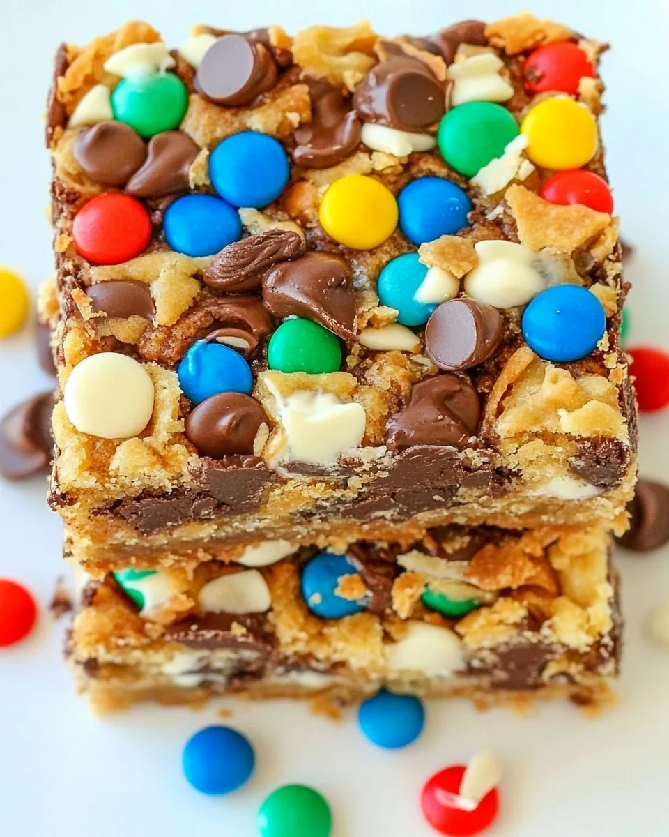 Classic Monster Magic Cookie Bars image