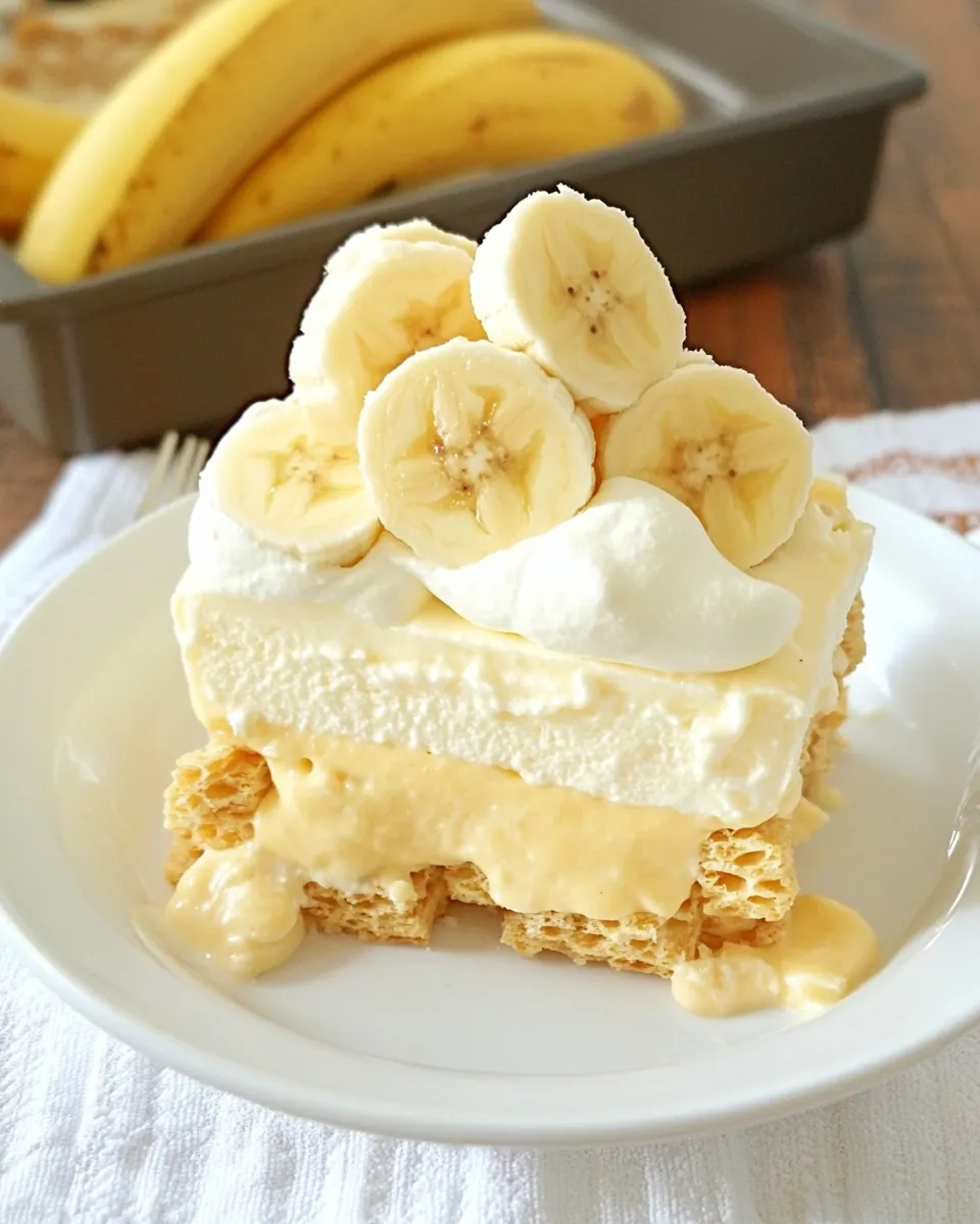 Easy Nilla Wafers Banana Cream Dessert shot