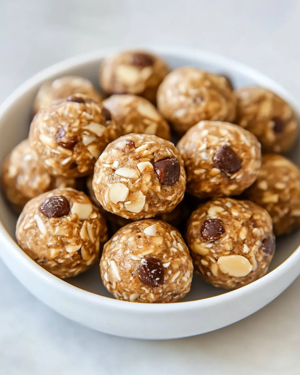 Healthy No-Bake Almond Energy Balls image