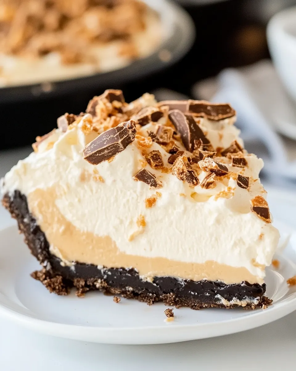 Classic No-Bake Butterfinger Pie image