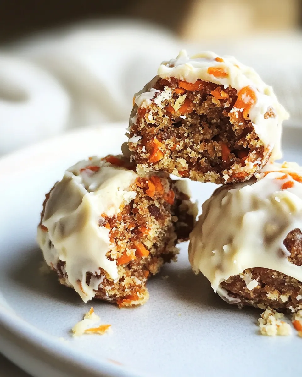 Homemade No-Bake Carrot Cake Bites photo