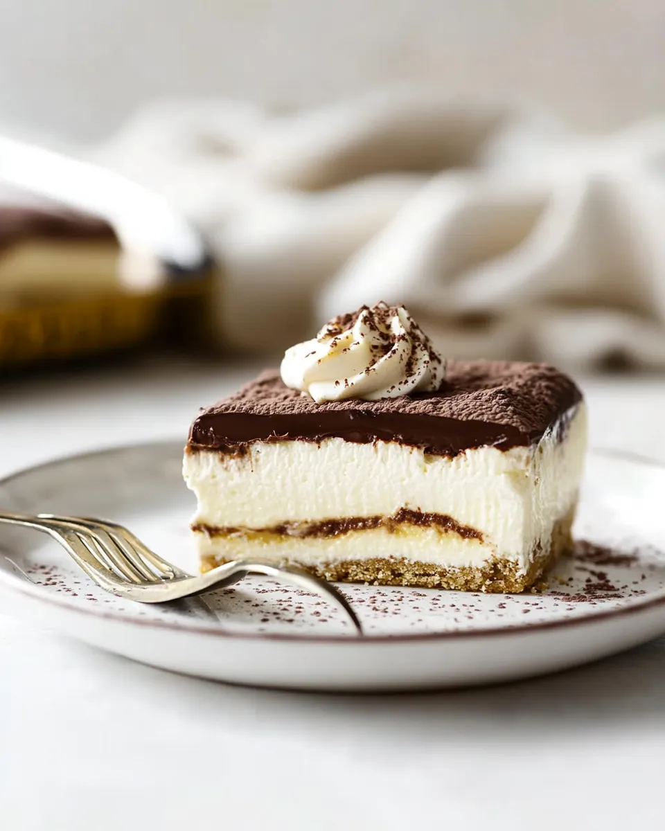 Easy No-Bake Chocolate Eclair Dessert photo