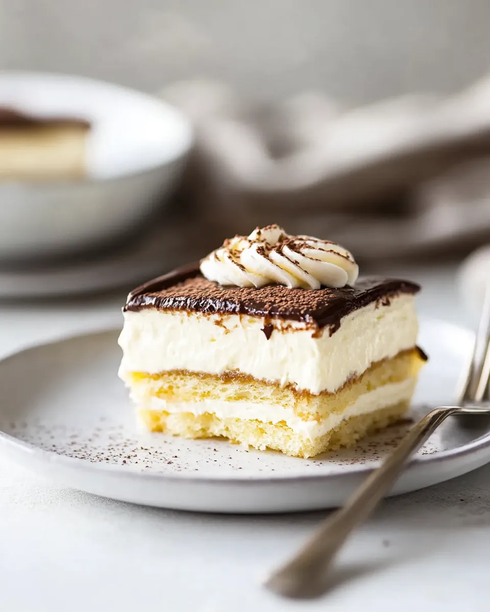 Classic No-Bake Chocolate Eclair Dessert recipe photo