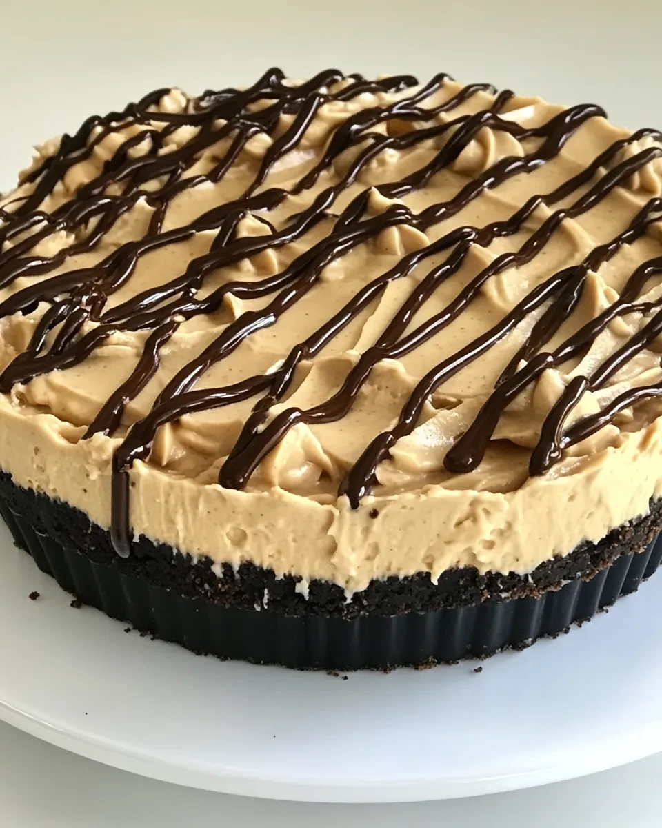 Delicious No-Bake Creamy Peanut Butter Pie image